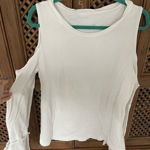 Cold shoulder sweatshirts